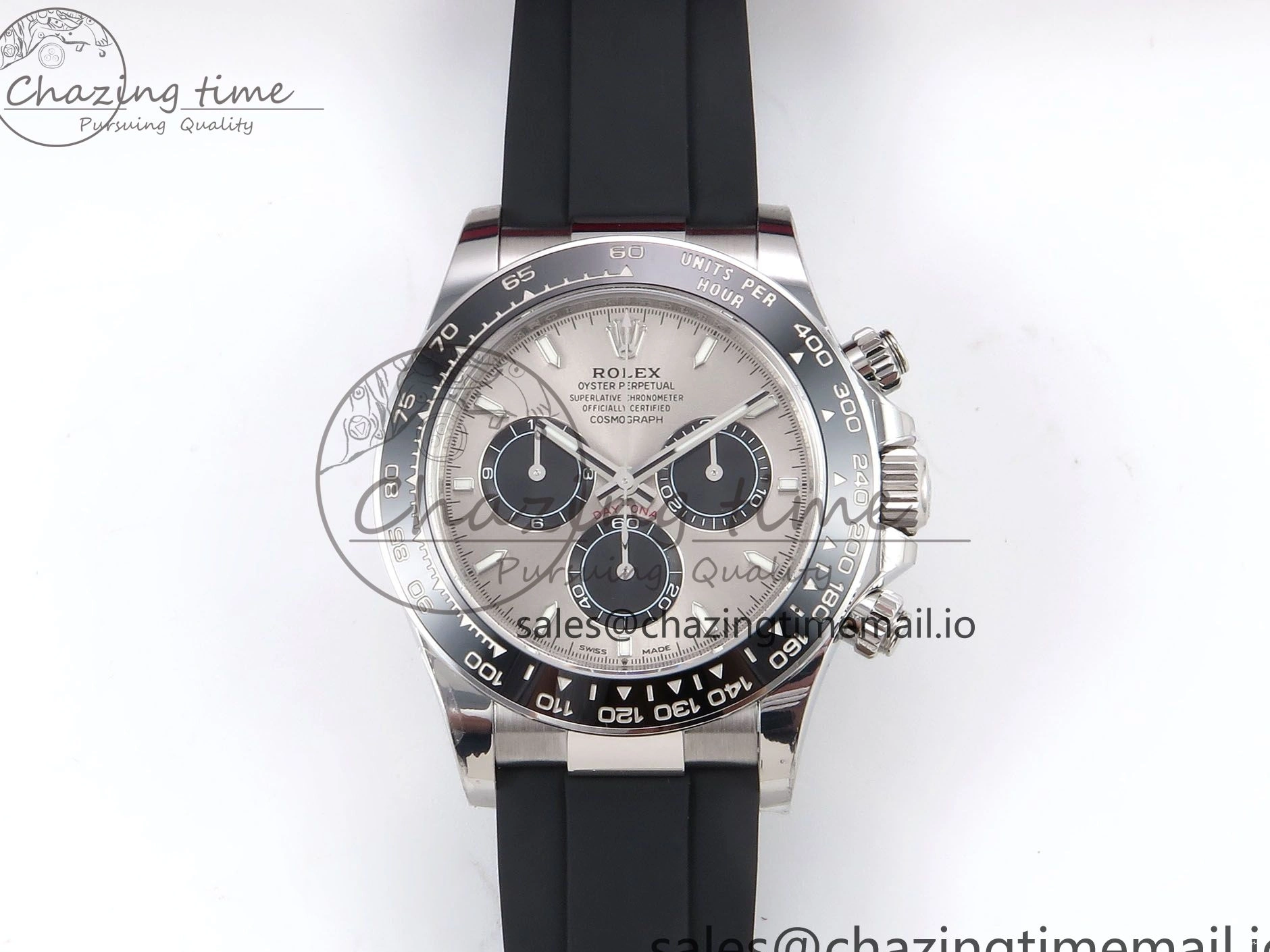 Strap on DD4802 126519 Gray Edition Best 1:1 Daytona Oysterflex SBF Dial 0412